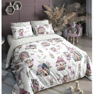 Детское постельное белье поплин на резинке П-293Т