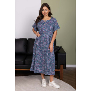 Платье женское 2146 кулирка (р-ры: 52-62) серый