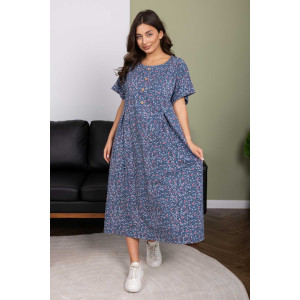 Платье женское 2146 кулирка (р-ры: 52-62) серый