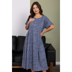 Платье женское 2146 кулирка (р-ры: 52-62) серый