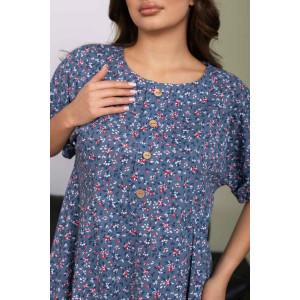 Платье женское 2146 кулирка (р-ры: 52-62) серый