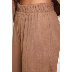 Костюм двойка женский 01079 жатка (р-ры: 46-56) темно-бежевый