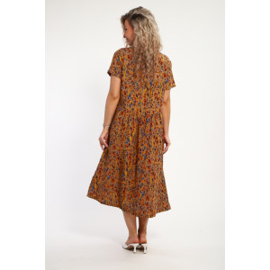 Платье женское "Агния" М456 штапель (р-ры: 48-58) коричневый