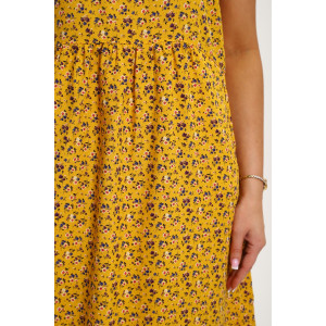 Платье женское "Агния" М456 штапель (р-ры: 48-58) желтый