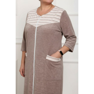 Халат женский "Крис Б" махра (р-ры: 46-68)