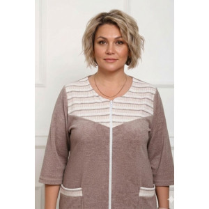 Халат женский "Крис Б" махра (р-ры: 46-68)