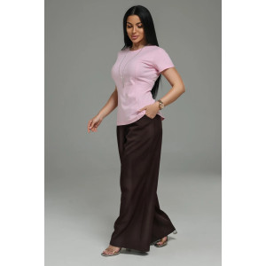 Футболка женская "Мода" кулирка с лайкрой пенье фирча (р-ры: 44-54) розовый