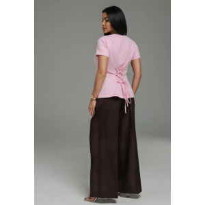 Футболка женская "Мода" кулирка с лайкрой пенье фирча (р-ры: 44-54) розовый