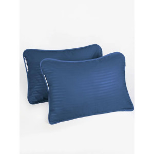 Наволочка на молнии сатин "Bio-Line" 059378 деним 2 шт.