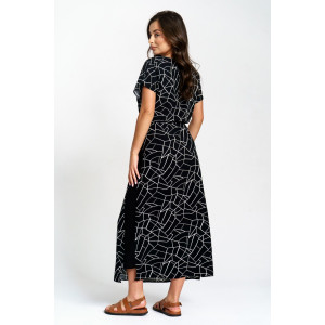 Платье женское "Анита" штапель (р-ры: 46-58) геометрия