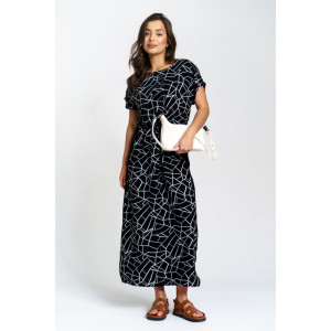 Платье женское "Анита" штапель (р-ры: 46-58) геометрия