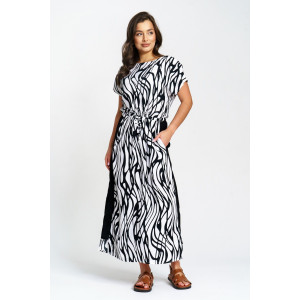 Платье женское "Анита" штапель (р-ры: 46-58) волна