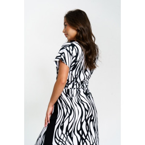 Платье женское "Анита" штапель (р-ры: 46-58) волна