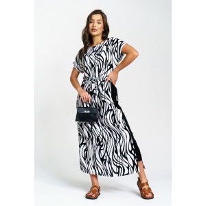 Платье женское "Анита" штапель (р-ры: 46-58) волна