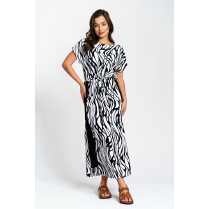 Платье женское "Анита" штапель (р-ры: 46-58) волна