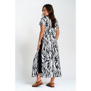 Платье женское "Анита" штапель (р-ры: 46-58) волна