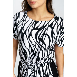 Платье женское "Анита" штапель (р-ры: 46-58) волна