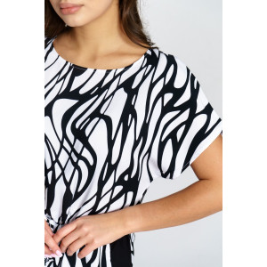 Платье женское "Анита" штапель (р-ры: 46-58) волна