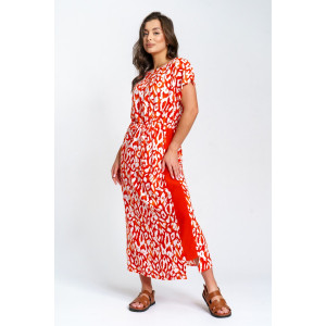 Платье женское "Анита" штапель (р-ры: 46-58) сафари