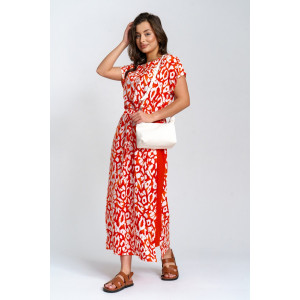 Платье женское "Анита" штапель (р-ры: 46-58) сафари