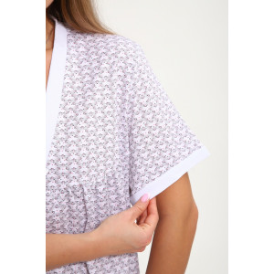 Сорочка женская №270.1 кулирка (р-ры: 52-62) белый светлый