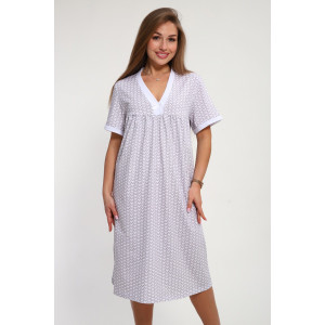 Сорочка женская №270.1 кулирка (р-ры: 52-62) белый светлый