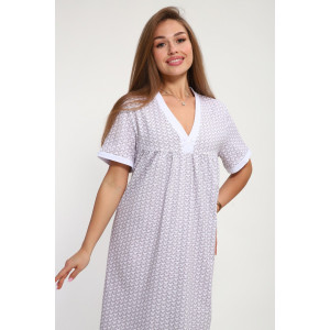 Сорочка женская №270.1 кулирка (р-ры: 52-62) белый светлый