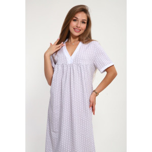 Сорочка женская №270.1 кулирка (р-ры: 52-62) белый светлый