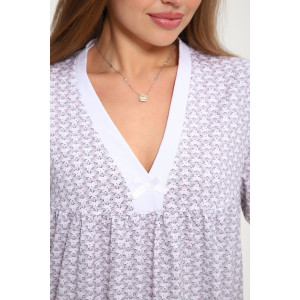 Сорочка женская №270.1 кулирка (р-ры: 52-62) белый светлый