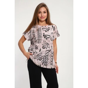 Костюм двойка женский №267 кулирка (р-ры: 50-60) бежевый Костюм двойка женский №267 кулирка (р-ры: 50-60) бежевый