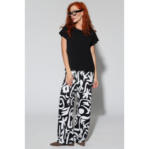 Футболка женская №2292/1 жатка (р-ры: 42-52) черный