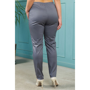 Брюки медицинские женские М-305-73 Элит-145/стрейч (последний размер) графит 48,50,54