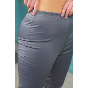 Брюки медицинские женские М-305-73 Элит-145/стрейч (последний размер) графит 48,50,54