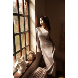 Платье женское "Богиня" М-88ПЛ флам-вискоза (р-ры: 42-48) серый