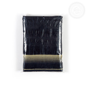 Полотенце махровое "Гармония" черный (последний размер) 50х90