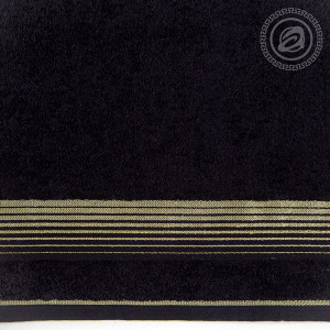 Полотенце махровое "Гармония" черный (последний размер) 50х90
