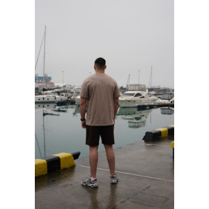 Костюм двойка мужской М-022КП "Победа" кулирка (р-ры: 46-60) бежевый