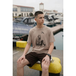 Костюм двойка детский "Победа" М-24КД кулирка (р-ры: 36-42) бежевый