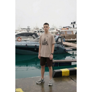 Костюм двойка детский "Победа" М-24КД кулирка (р-ры: 36-42) бежевый