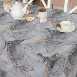 Скатерть из рогожки "Кракелюр"