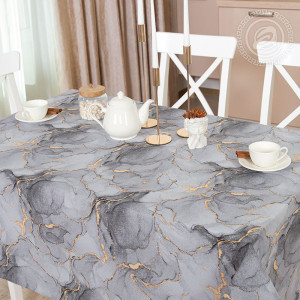 Скатерть из рогожки "Кракелюр"