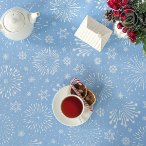 Скатерть из рогожки "Куранты"