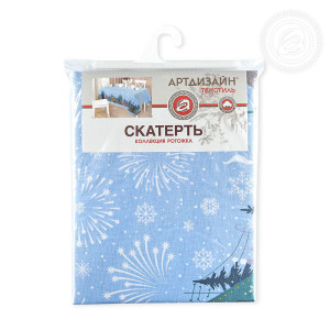 Скатерть из рогожки "Куранты"