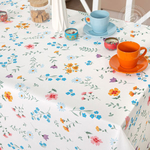 Скатерть из рогожки "Лютик"