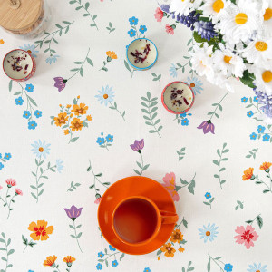 Скатерть из рогожки "Лютик"