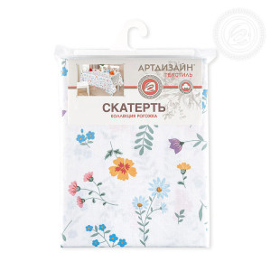 Скатерть из рогожки "Лютик"