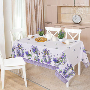 Скатерть из рогожки "Мерси"