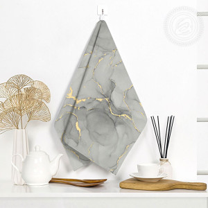 Полотенце кухонное рогожка "Кракелюр"