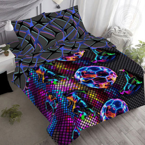 Детское постельное белье из поплина "Футбол"