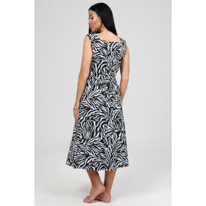 Сарафан женский СК-563 кулирка (р-ры: 48-62) зебра